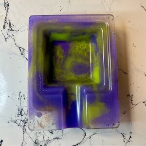 Green & Purple Cigar Ashtray